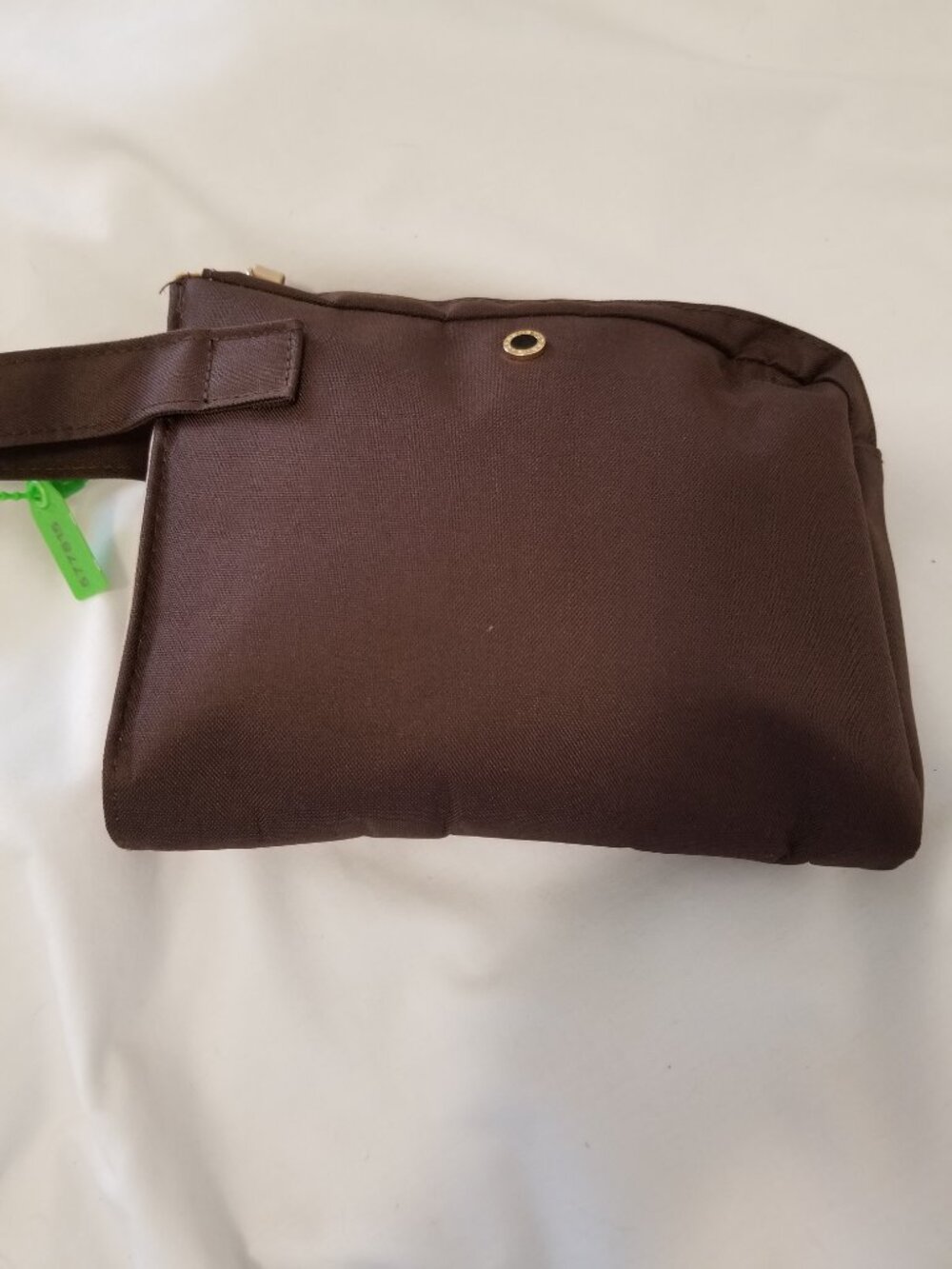 Bvlgari Emirates Brown Amenity Makeup Cosmetic Travel Bag